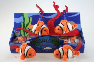 Obrázek z Klíčenka klaun očkatý plyš 12cm(12) 